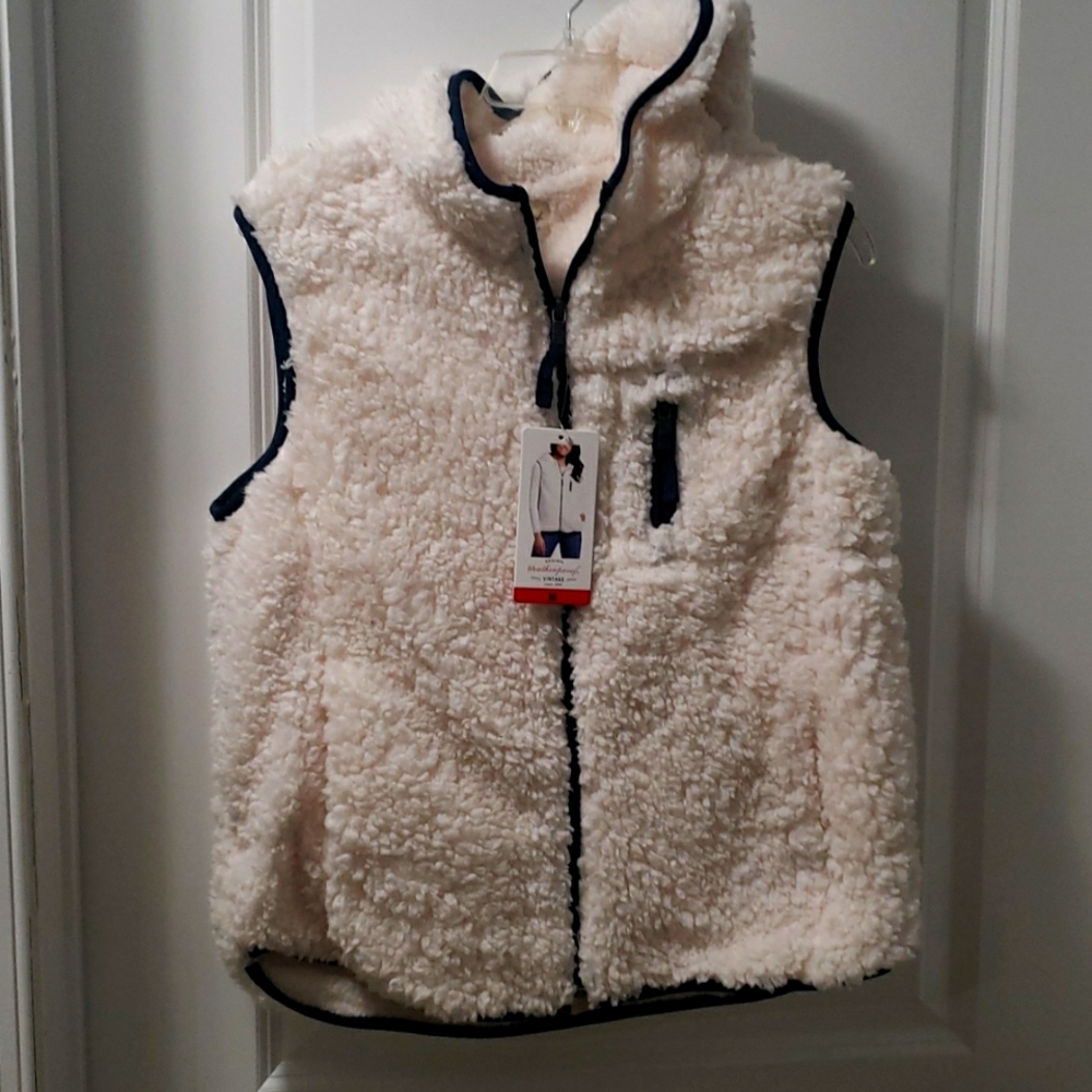 Soft white vest